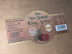 櫻桃純汁 (6支裝) - King Arthur - Taste of New Zealand